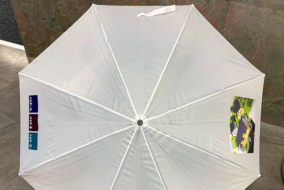 MGA AG - bedruckte Regenschirme Schirm, Regenschirm, bedruckt, Spezial