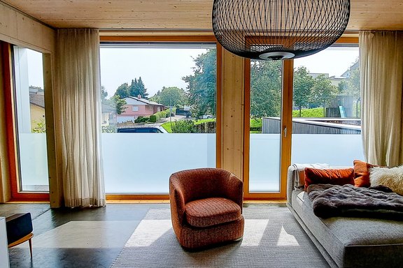 Sichtschutzfolie im Wohnzimmer Sichtschutzfolie, Sicherheit