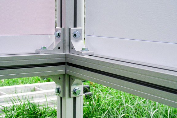 Baureklame Pylon Gufel Detail Baureklame, Druckwerbung, Bautafeln, Neubauausschreiben, Baustellenwerbung