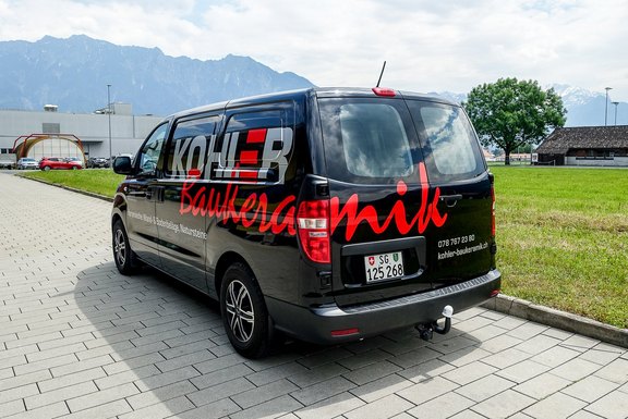 Kohler Baukeramik - Autobeschriftung Beschriftung, modern, Folie, Werbung