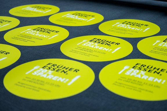 Bergbahnen Wildhaus - Infokleber Kleber, geschnitten, Kreise, Folie