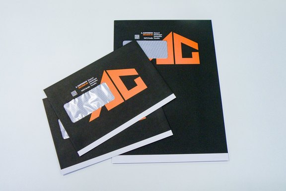 Gantenbein Holzbau - Couvert Couvert, bedruckt, Offsetdruck