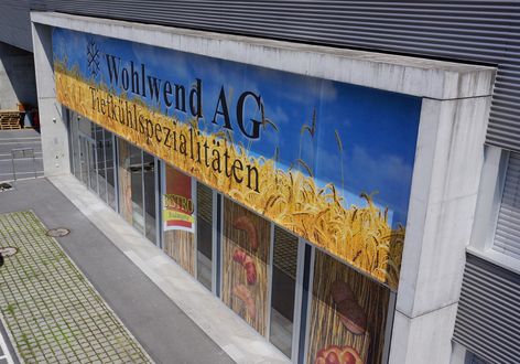 Wohlwend AG - Fassade Gitternetz Glasbeschichtung
