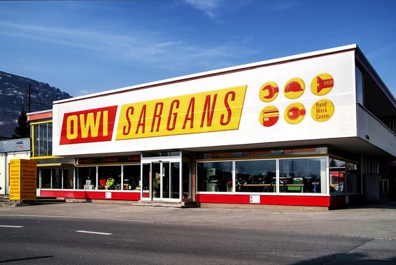 OWI Sargans - Grossformat Fassadenbanner Fassadenbanner, Grossformat