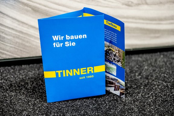 Tinner - Informationsflyer Werbeflyer, Grossfirmen, Infos