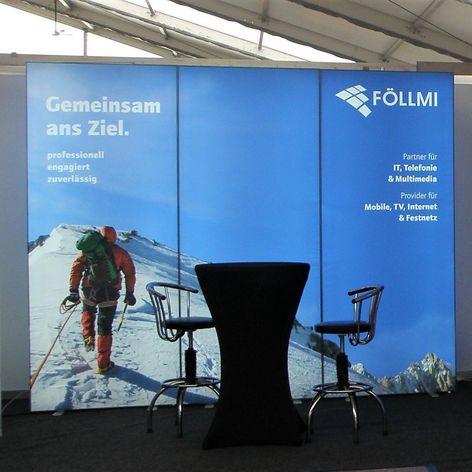 Föllmi AG - Spannrahmen mit wechselbaren Textildruck