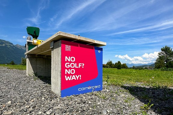 Golf Club Gams - Bankbeschriftung Schilder, Platte, Druck, UV-Direktdruck