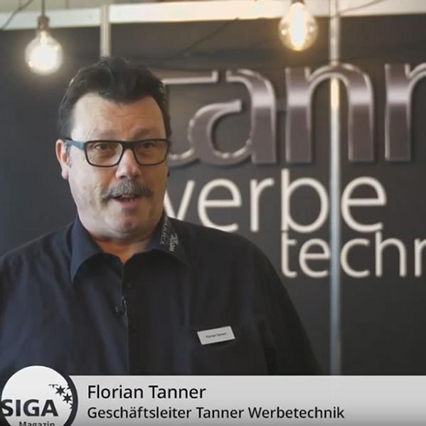 Tanner Werbetechnik an der SIGA 2019