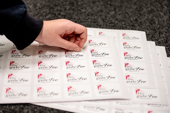 Die gute Fee - Aufkleber Aufkleber, Selbstkleber, Sticker