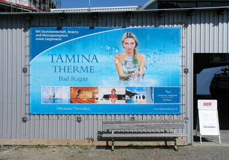 Tamina Therme Bad Ragaz - Bergstation Gummispanner Stahlseil
