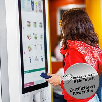 ImagePerfect™ SafeTouch Folie - Bakterien haben keine Chance