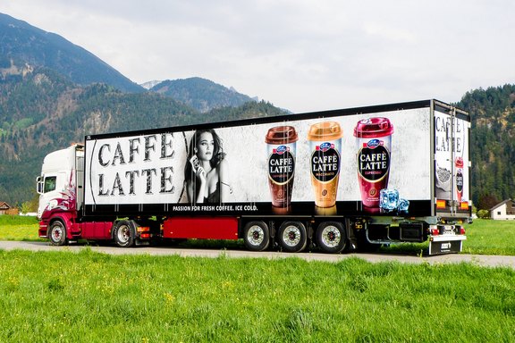 Emmi - LKW Beschriftung LKW-Beschriftung, Grossfahrzeuge, Folie