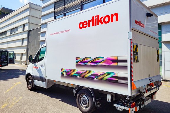 Oerlikon - Lieferwagenbeschriftung Lieferwagen, Beschriftung, Digitaldruck