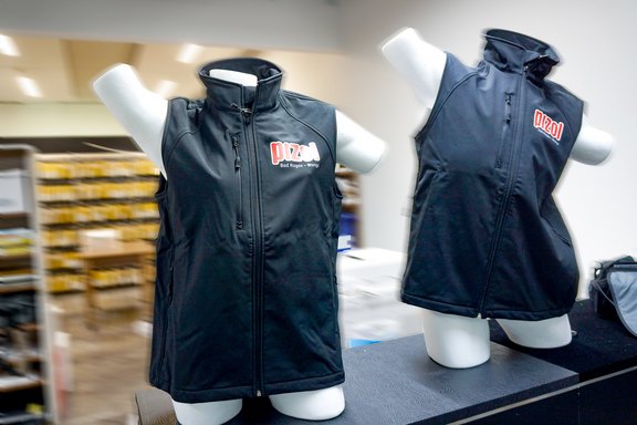 Pizol Bahnen - Softshell Gilets bedruck Gilet, Softshell, Druck, Transfer, Digitaldruck