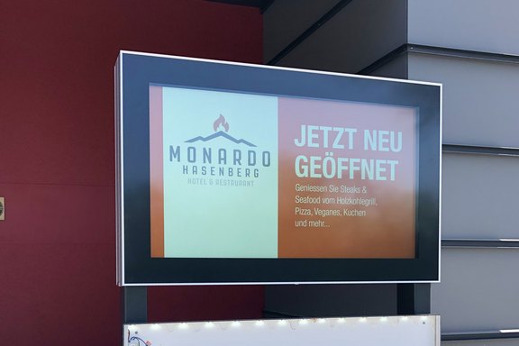 Monardo - Digitale Werbung Wechselnde Werbung, Digital