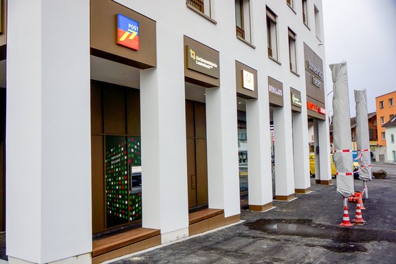 Sonnenplatz Triesen - Leuchtelemente auf Blenden Blenden, Leuchtelemente