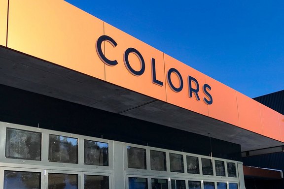 Colors - Blende mit Leuchtbuchstaben Leuchtbuchstaben, Blende, Licht