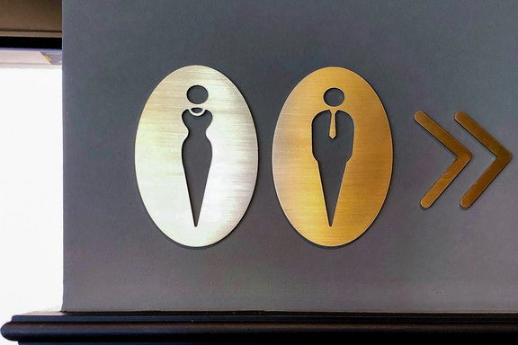 Cafe Ludwigs - Toilettenanschriften Toilettenschilder, Hinweise, Schilder