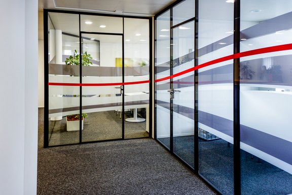 die Mobiliar - Bürofenster Designfolie, Druck, Farben