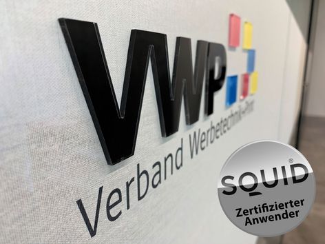 Verband Werbetechnik+Print - Glasbeschriftung auf SQUID-Folie