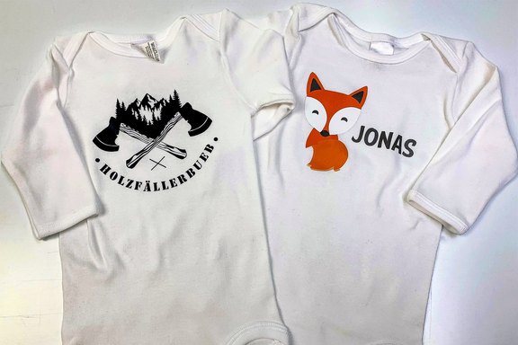 Bedruckte Babybodys Babybody, bedruckt