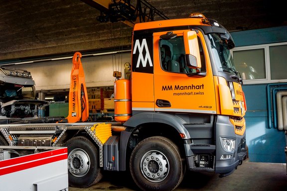 MM Mannhart - Lastwagenbeschriftung Lastwagenbeschriftung, Folie, Kleber