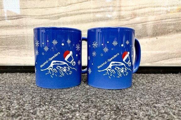 Rheintal Speeders - bedruckte Tassen Tassen, Dosen, Getränkeflasche, Druck, bedruckt, Farben