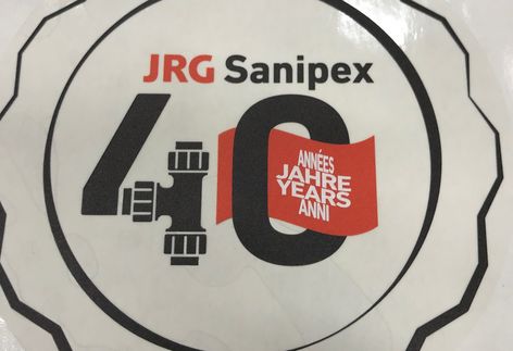 JRG Sanipex Transparente Folie Kleber