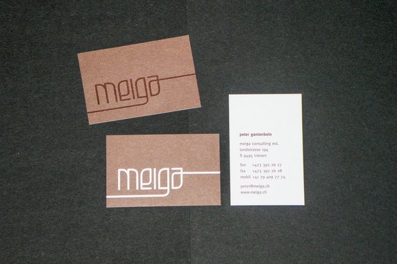 Meiga - Visitenkarten mit Lackdruck Lackdruck, Papier, hochwertig, edel