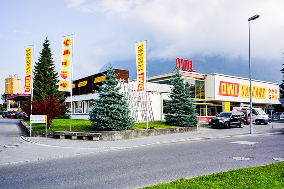 OWI Sargans - Fahnen Fahnen, Grossformat, Digitaldruck