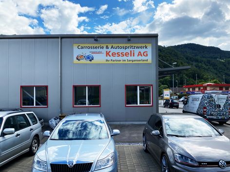 Carrosserie & Autospritzwerk Kesseli - einheitlicher Firmenauftritt