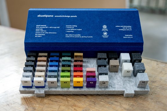 Farbmuster Akustkpanels Farbmuster