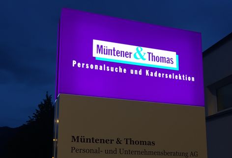 Leuchtkasten Buchs LED Müntener Thomas