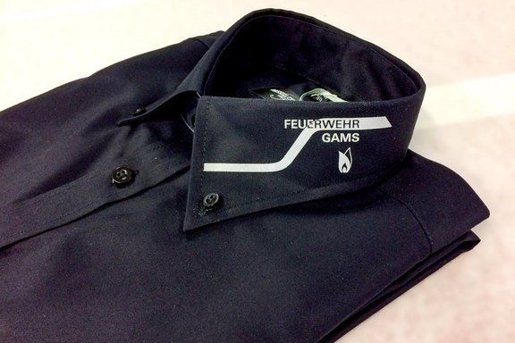Feuerwehr Gams - bedruckte Hemden Kragen bedruckt, Hemden, Shirts, Transfer
