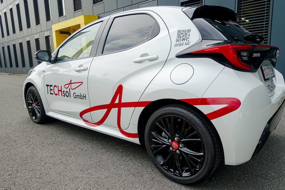 Techsol - Fahrzeugwerbung Werbungen, Folie, Farben