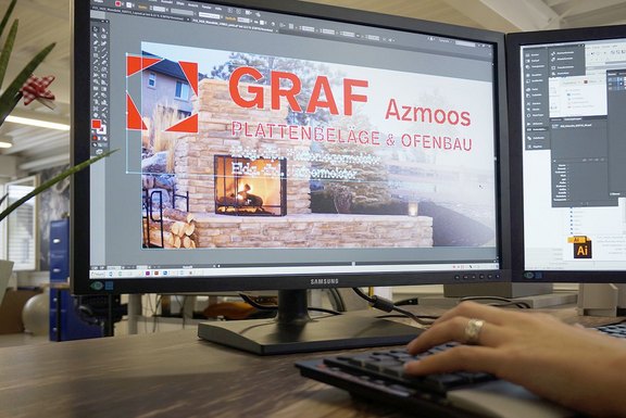 Grafische Arbeiten Gestaltung, Illustrator, Adobe, Zeichnen