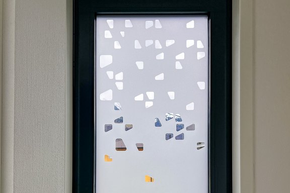 Sichtschutz geschnitten geschnittene Folie, Sonnenschutz, Sichtschutz