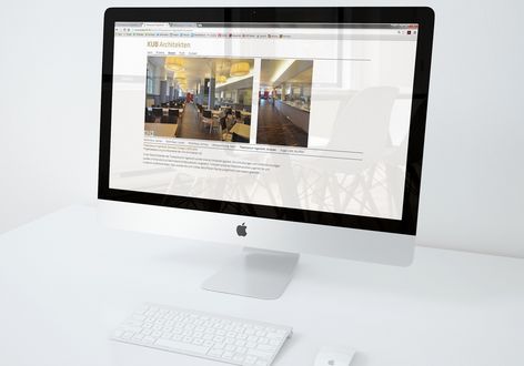 KUB Architekten Homepage Design