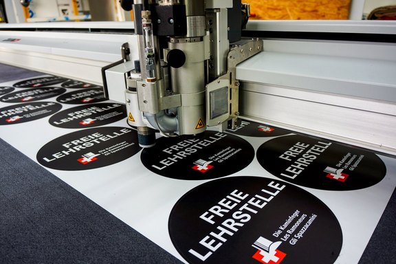 Kaminfeger Verband - Aufkleber Schneiden, Kleber, Sticker, Druck