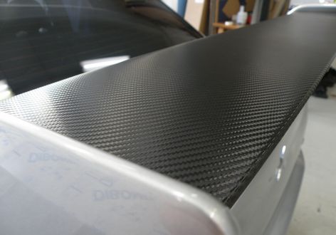 Mitsubishi Spoiler Carbon Detail