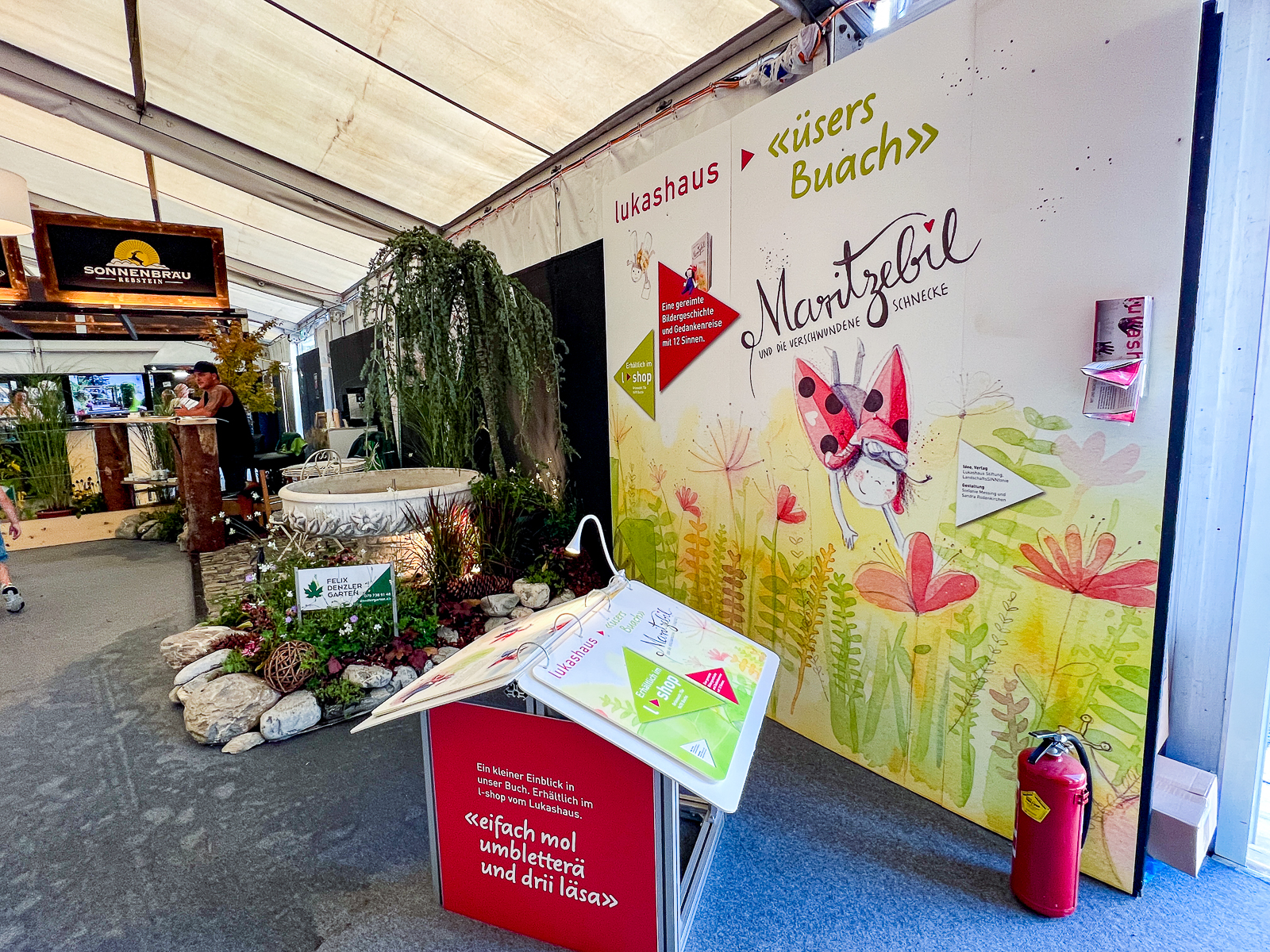 Lukashaus - Sonderanfertigung für WIGA Spezial, Messebau, Wand, Druck